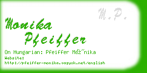 monika pfeiffer business card